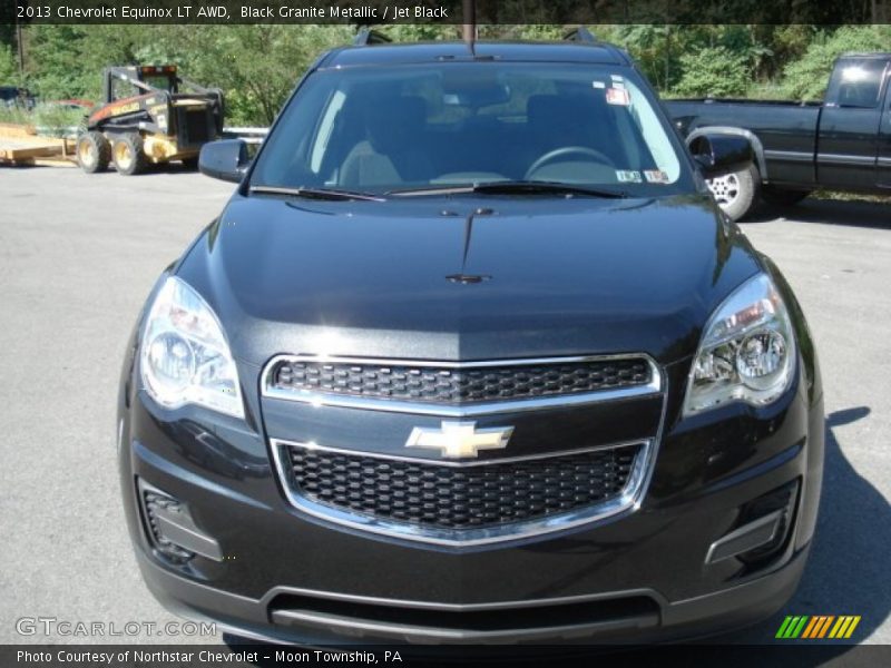 Black Granite Metallic / Jet Black 2013 Chevrolet Equinox LT AWD