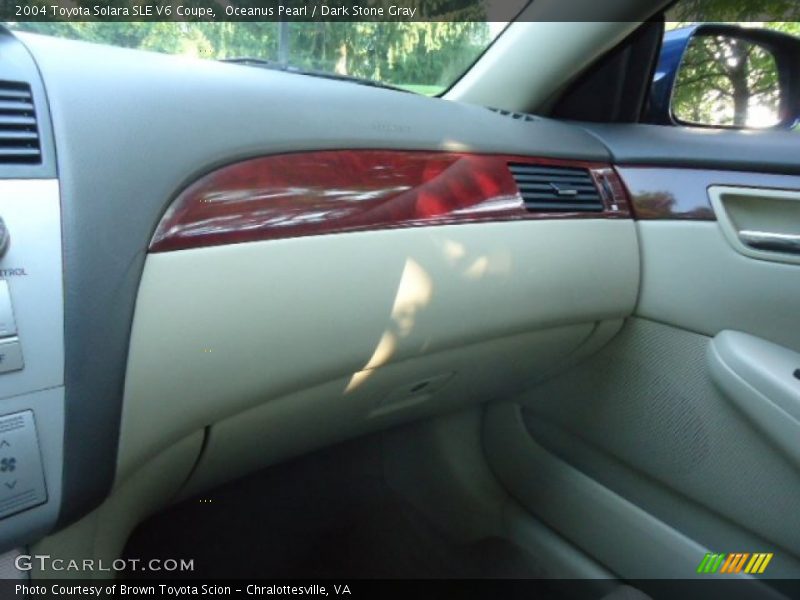 Oceanus Pearl / Dark Stone Gray 2004 Toyota Solara SLE V6 Coupe