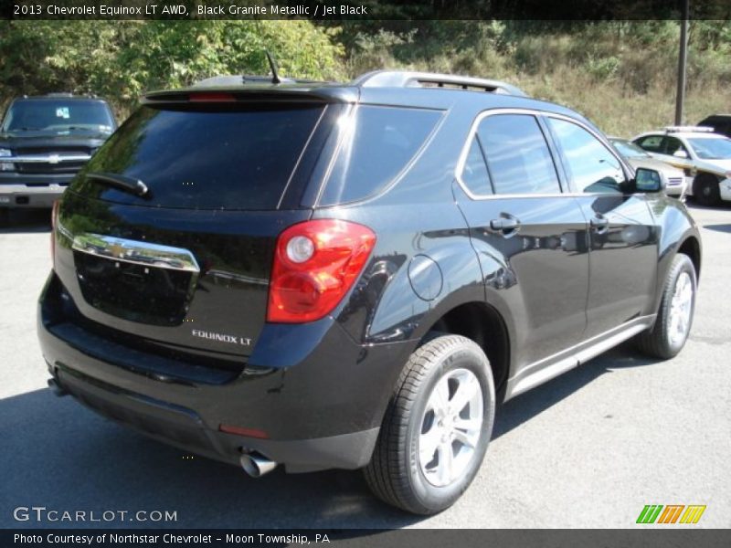 Black Granite Metallic / Jet Black 2013 Chevrolet Equinox LT AWD