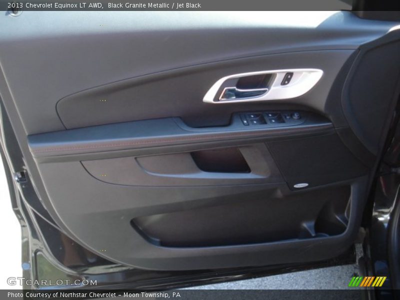 Black Granite Metallic / Jet Black 2013 Chevrolet Equinox LT AWD