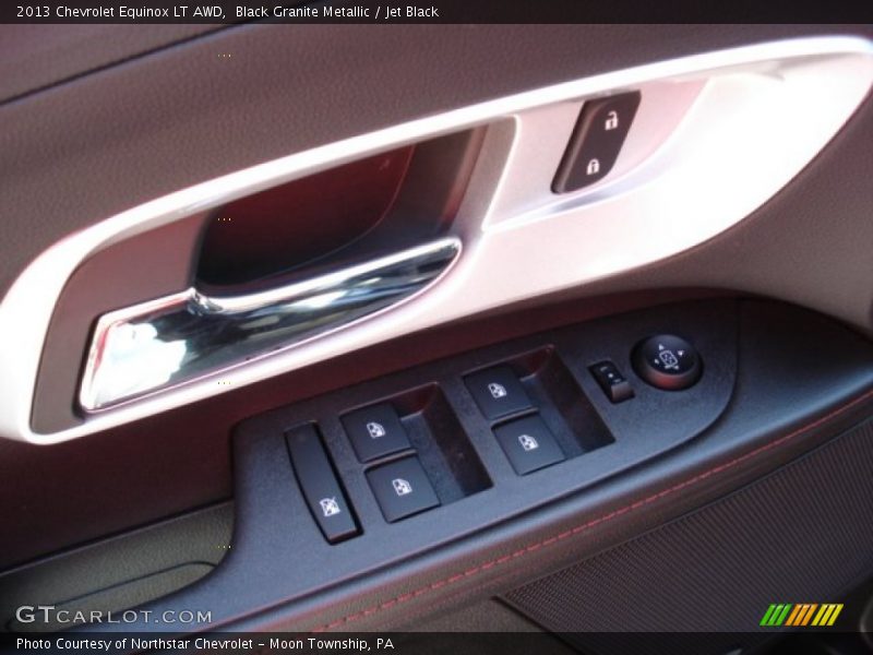 Black Granite Metallic / Jet Black 2013 Chevrolet Equinox LT AWD