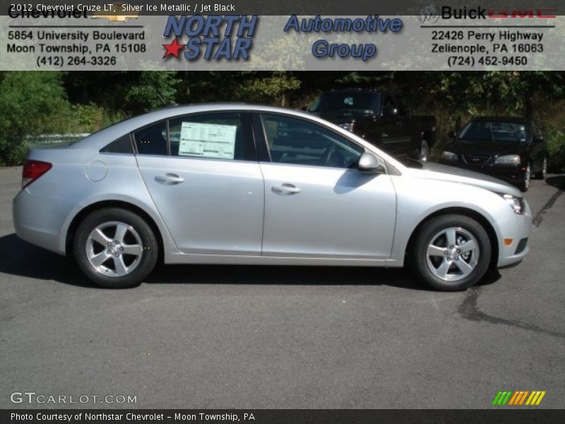 Silver Ice Metallic / Jet Black 2012 Chevrolet Cruze LT