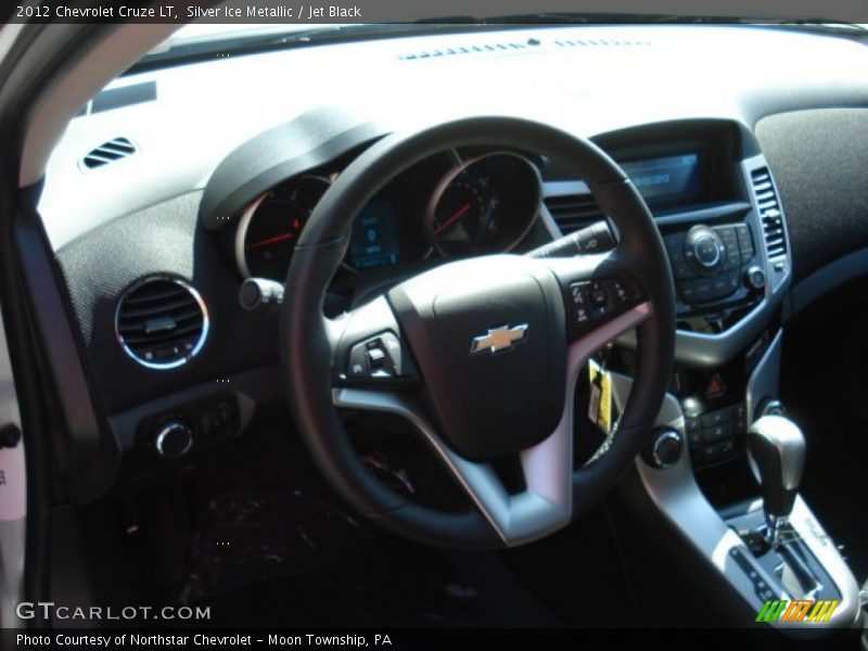 Silver Ice Metallic / Jet Black 2012 Chevrolet Cruze LT