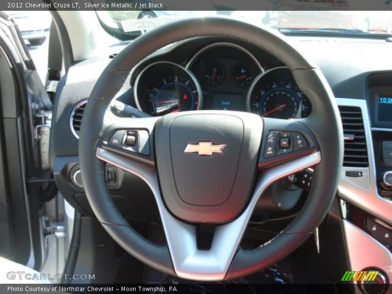 Silver Ice Metallic / Jet Black 2012 Chevrolet Cruze LT