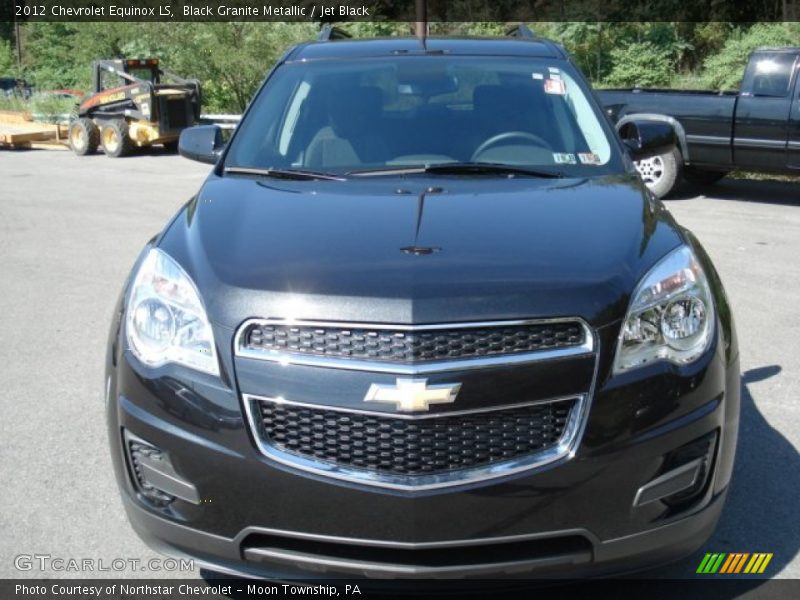 Black Granite Metallic / Jet Black 2012 Chevrolet Equinox LS