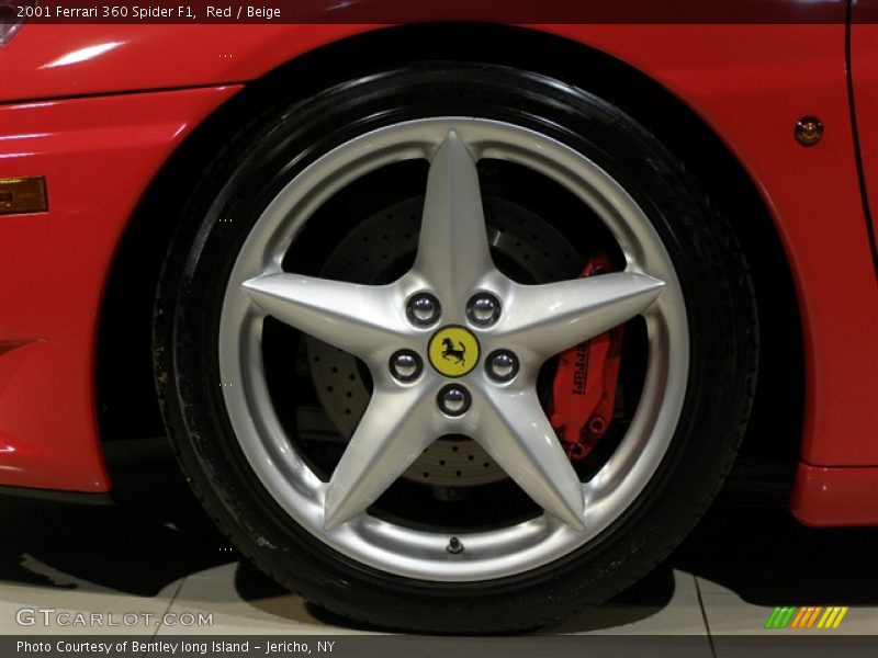 Red / Beige 2001 Ferrari 360 Spider F1