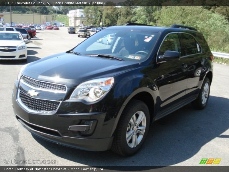 Black Granite Metallic / Jet Black 2012 Chevrolet Equinox LS