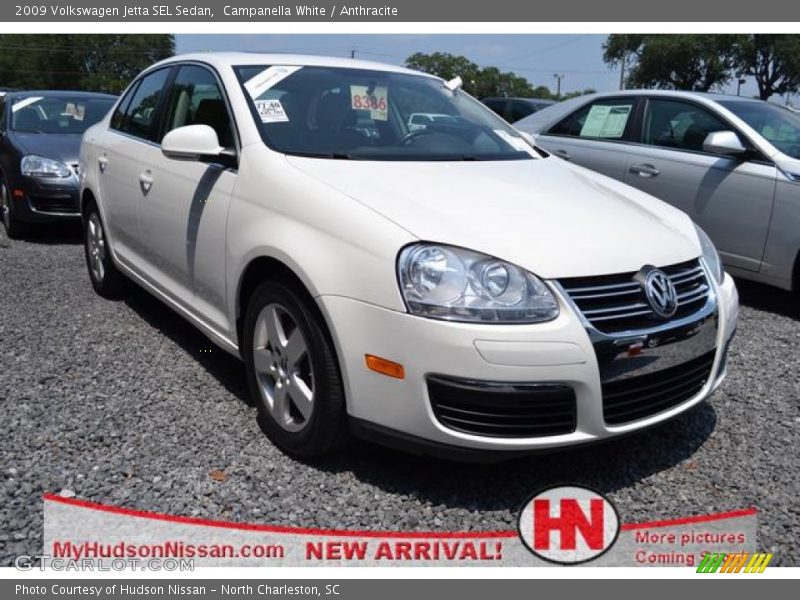 Campanella White / Anthracite 2009 Volkswagen Jetta SEL Sedan