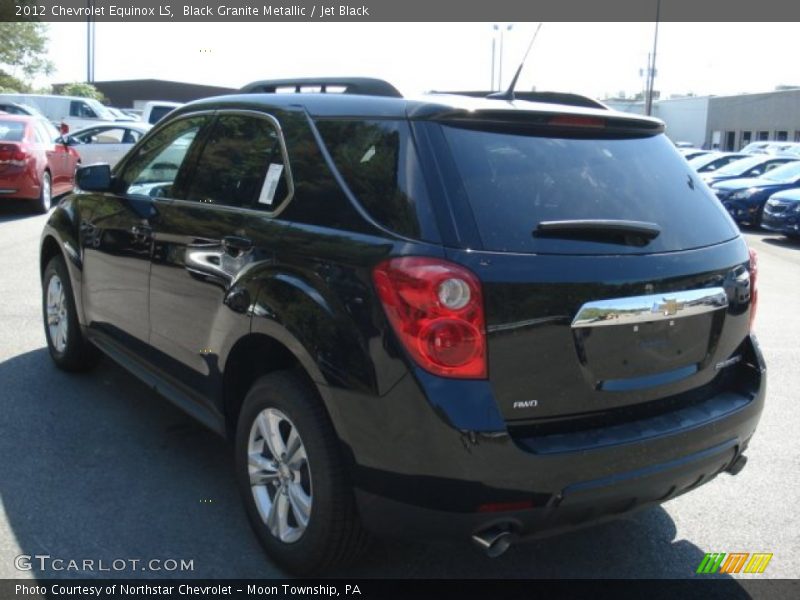 Black Granite Metallic / Jet Black 2012 Chevrolet Equinox LS