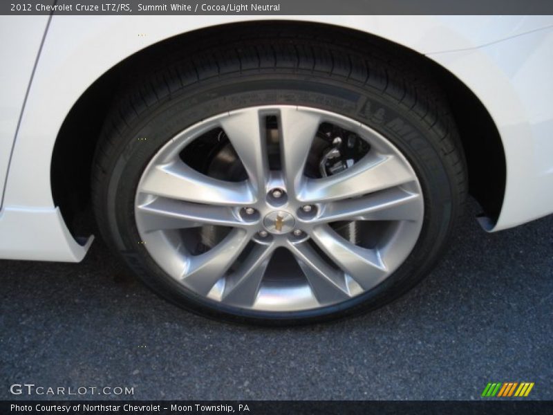 Summit White / Cocoa/Light Neutral 2012 Chevrolet Cruze LTZ/RS