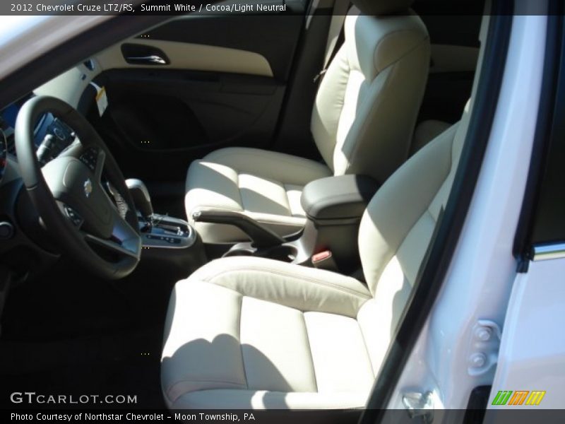 Summit White / Cocoa/Light Neutral 2012 Chevrolet Cruze LTZ/RS
