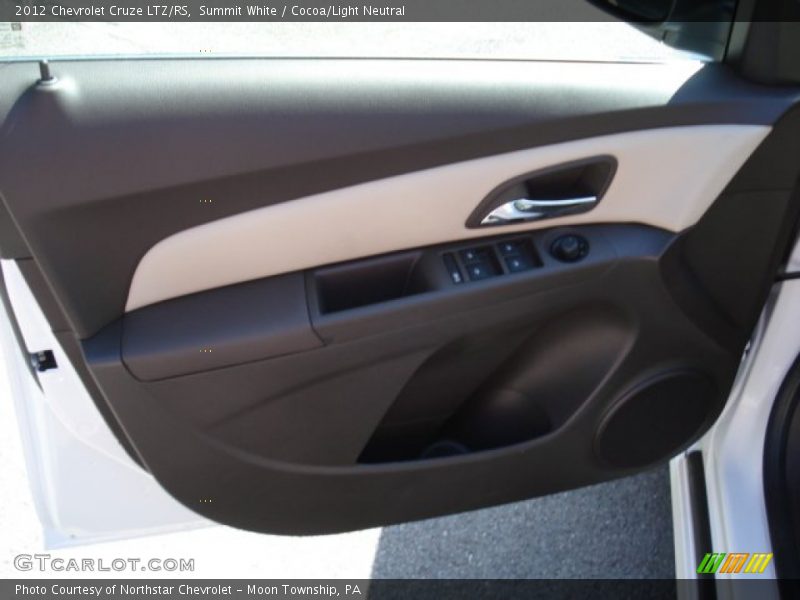 Summit White / Cocoa/Light Neutral 2012 Chevrolet Cruze LTZ/RS