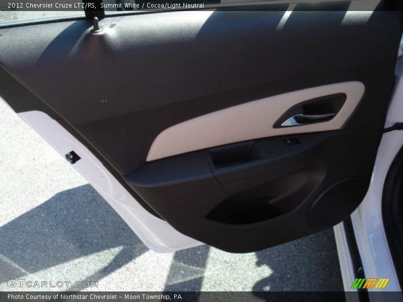 Summit White / Cocoa/Light Neutral 2012 Chevrolet Cruze LTZ/RS