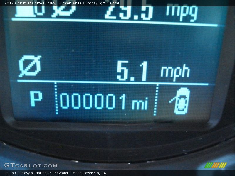 Summit White / Cocoa/Light Neutral 2012 Chevrolet Cruze LTZ/RS