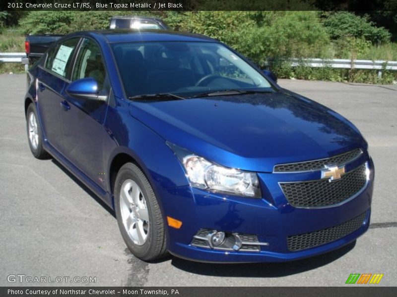 Blue Topaz Metallic / Jet Black 2012 Chevrolet Cruze LT/RS