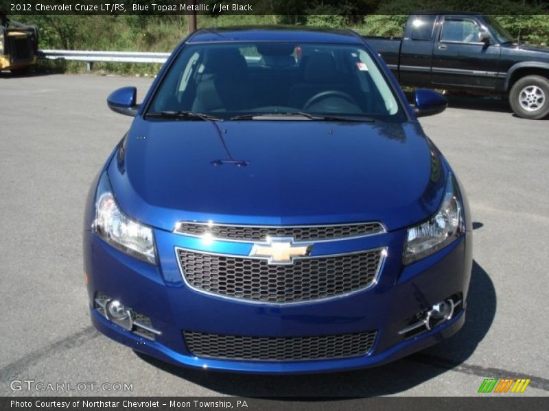Blue Topaz Metallic / Jet Black 2012 Chevrolet Cruze LT/RS