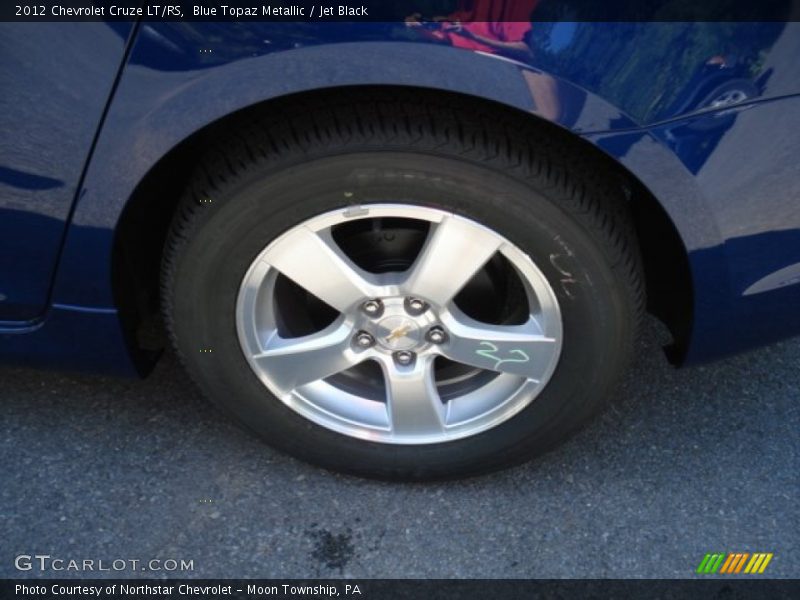 Blue Topaz Metallic / Jet Black 2012 Chevrolet Cruze LT/RS