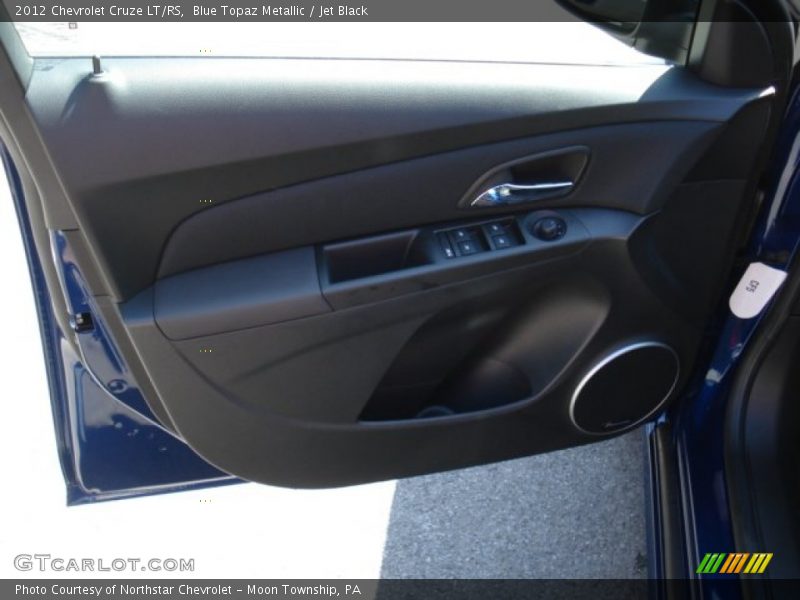 Blue Topaz Metallic / Jet Black 2012 Chevrolet Cruze LT/RS