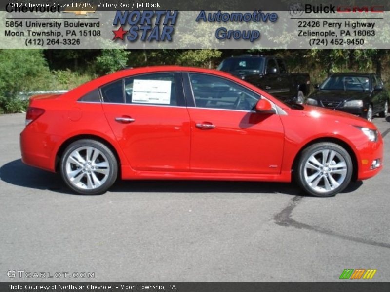 Victory Red / Jet Black 2012 Chevrolet Cruze LTZ/RS