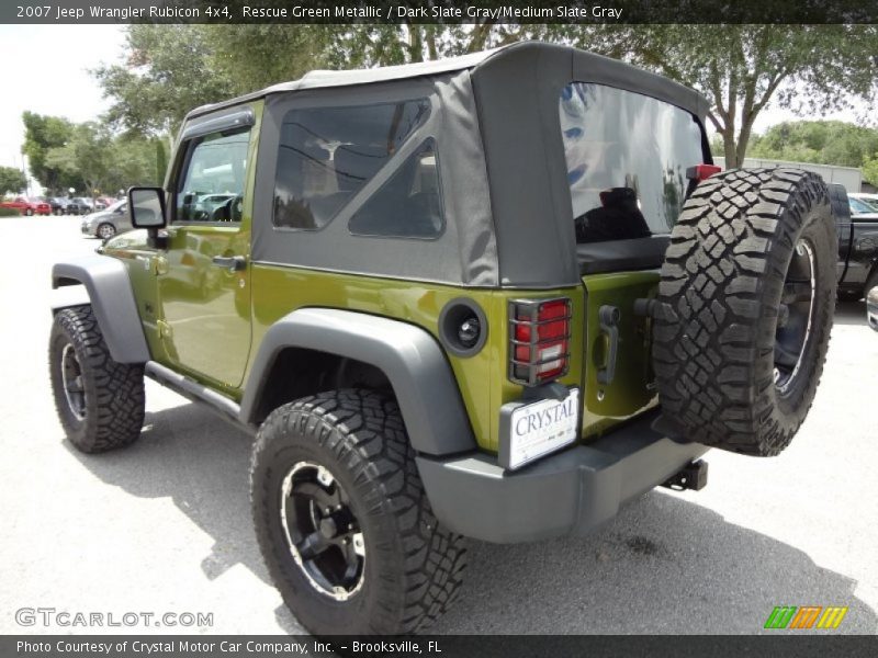 Rescue Green Metallic / Dark Slate Gray/Medium Slate Gray 2007 Jeep Wrangler Rubicon 4x4