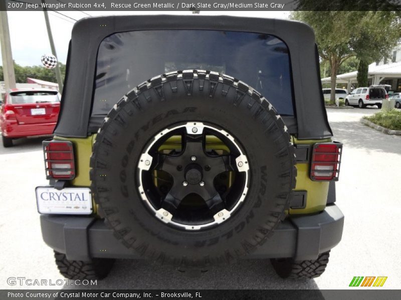 Rescue Green Metallic / Dark Slate Gray/Medium Slate Gray 2007 Jeep Wrangler Rubicon 4x4