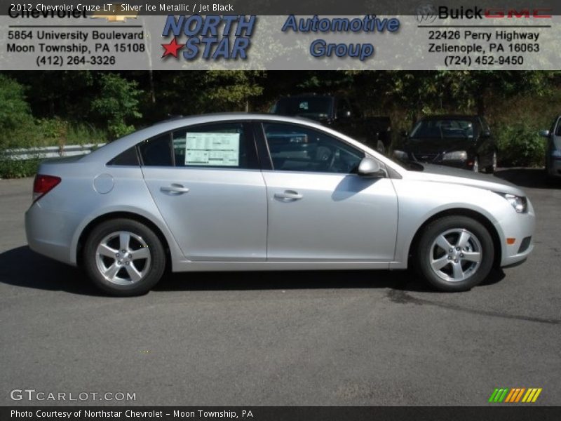 Silver Ice Metallic / Jet Black 2012 Chevrolet Cruze LT