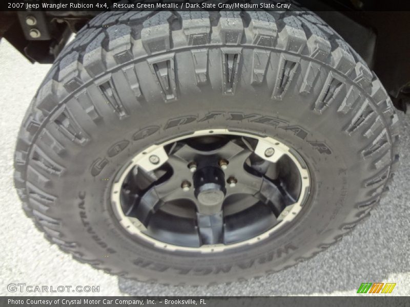 Custom Wheels of 2007 Wrangler Rubicon 4x4