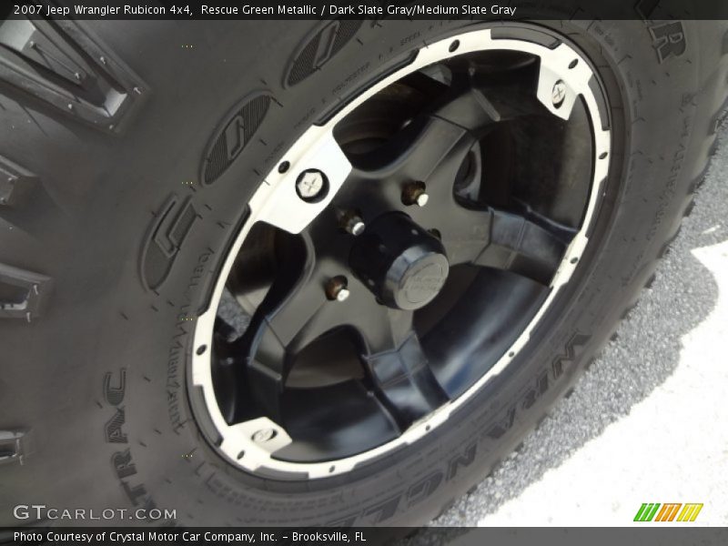 Custom Wheels of 2007 Wrangler Rubicon 4x4