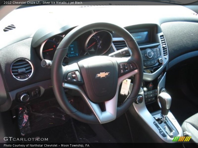 Silver Ice Metallic / Jet Black 2012 Chevrolet Cruze LT