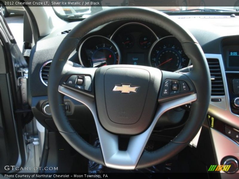 Silver Ice Metallic / Jet Black 2012 Chevrolet Cruze LT