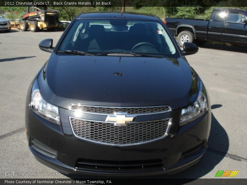 Black Granite Metallic / Jet Black 2012 Chevrolet Cruze LT