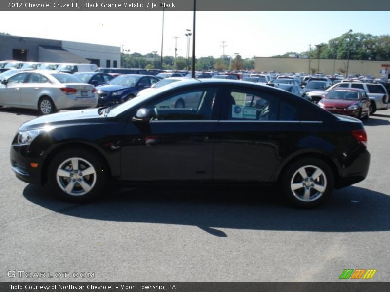 Black Granite Metallic / Jet Black 2012 Chevrolet Cruze LT