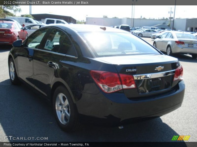 Black Granite Metallic / Jet Black 2012 Chevrolet Cruze LT