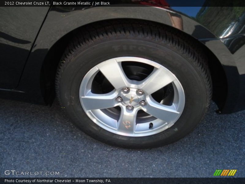Black Granite Metallic / Jet Black 2012 Chevrolet Cruze LT