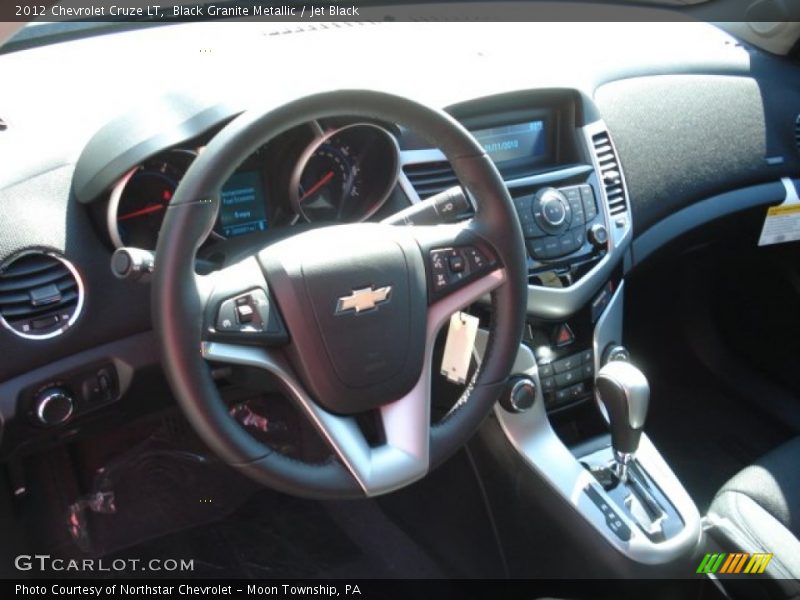 Black Granite Metallic / Jet Black 2012 Chevrolet Cruze LT