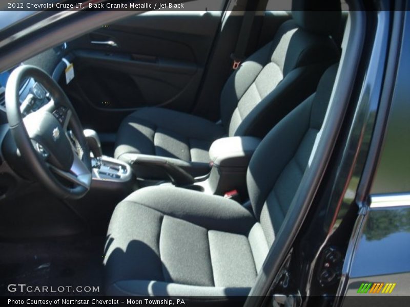 Black Granite Metallic / Jet Black 2012 Chevrolet Cruze LT