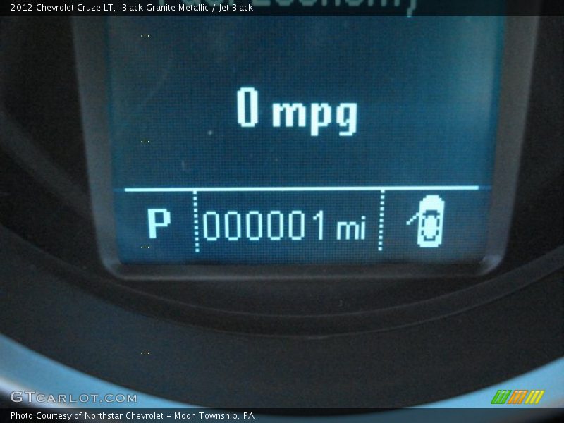 Black Granite Metallic / Jet Black 2012 Chevrolet Cruze LT