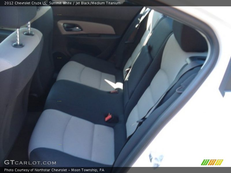 Summit White / Jet Black/Medium Titanium 2012 Chevrolet Cruze LS