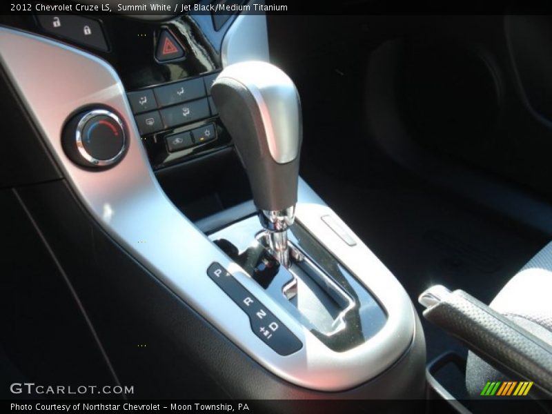 Summit White / Jet Black/Medium Titanium 2012 Chevrolet Cruze LS