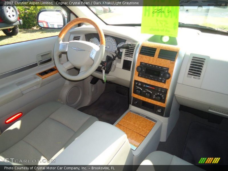 Cognac Crystal Pearl / Dark Khaki/Light Graystone 2007 Chrysler Aspen Limited
