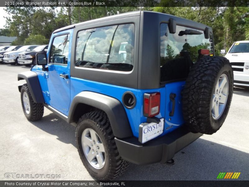 Cosmos Blue / Black 2011 Jeep Wrangler Rubicon 4x4