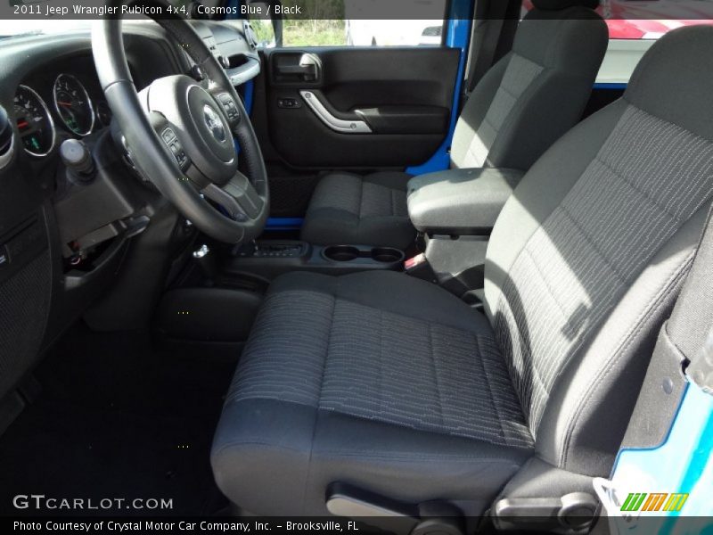 Cosmos Blue / Black 2011 Jeep Wrangler Rubicon 4x4