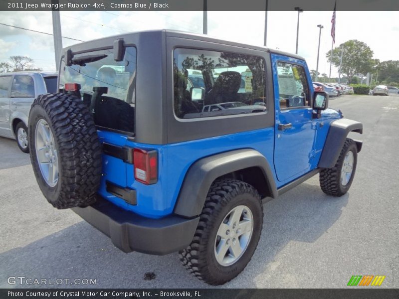 Cosmos Blue / Black 2011 Jeep Wrangler Rubicon 4x4