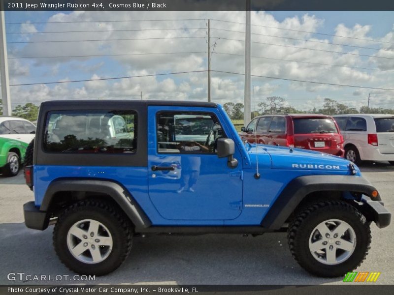 Cosmos Blue / Black 2011 Jeep Wrangler Rubicon 4x4