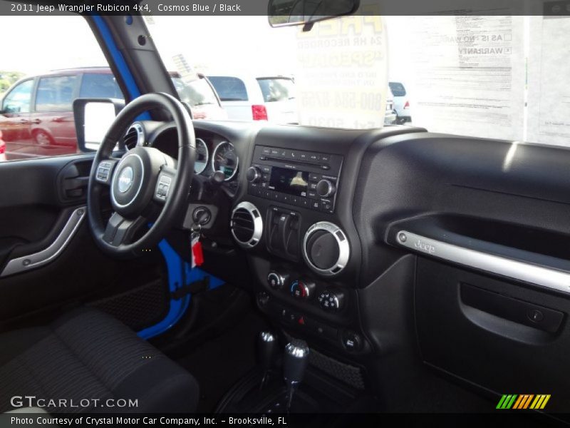 Cosmos Blue / Black 2011 Jeep Wrangler Rubicon 4x4