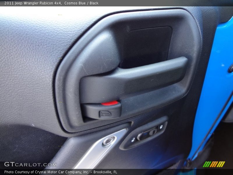 Cosmos Blue / Black 2011 Jeep Wrangler Rubicon 4x4