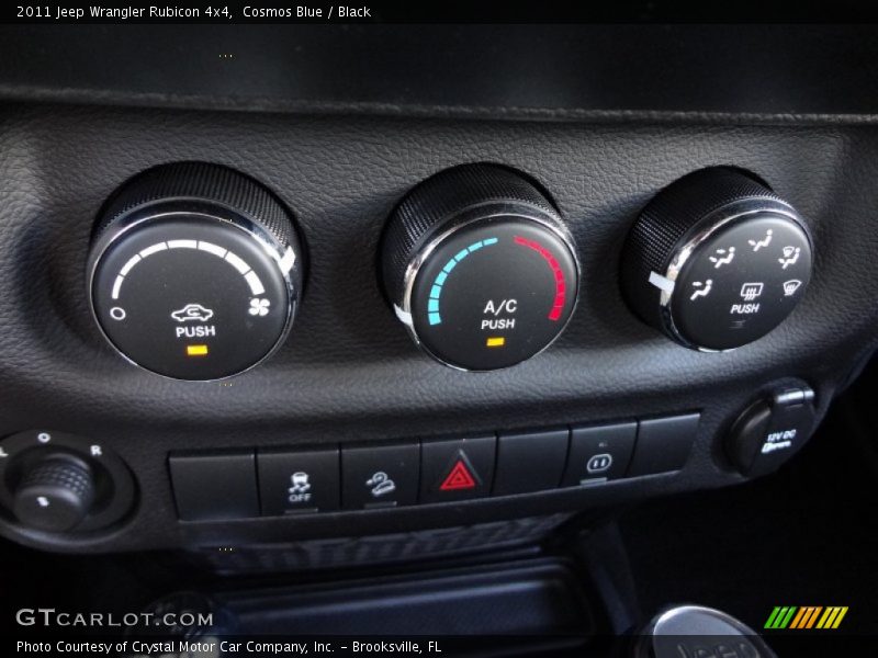 Cosmos Blue / Black 2011 Jeep Wrangler Rubicon 4x4