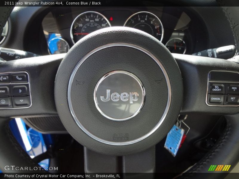 Cosmos Blue / Black 2011 Jeep Wrangler Rubicon 4x4