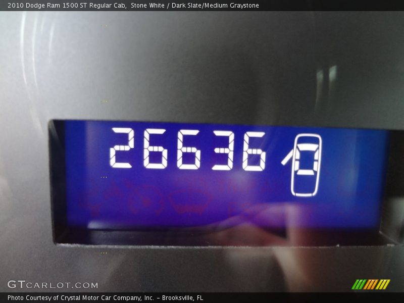 Stone White / Dark Slate/Medium Graystone 2010 Dodge Ram 1500 ST Regular Cab
