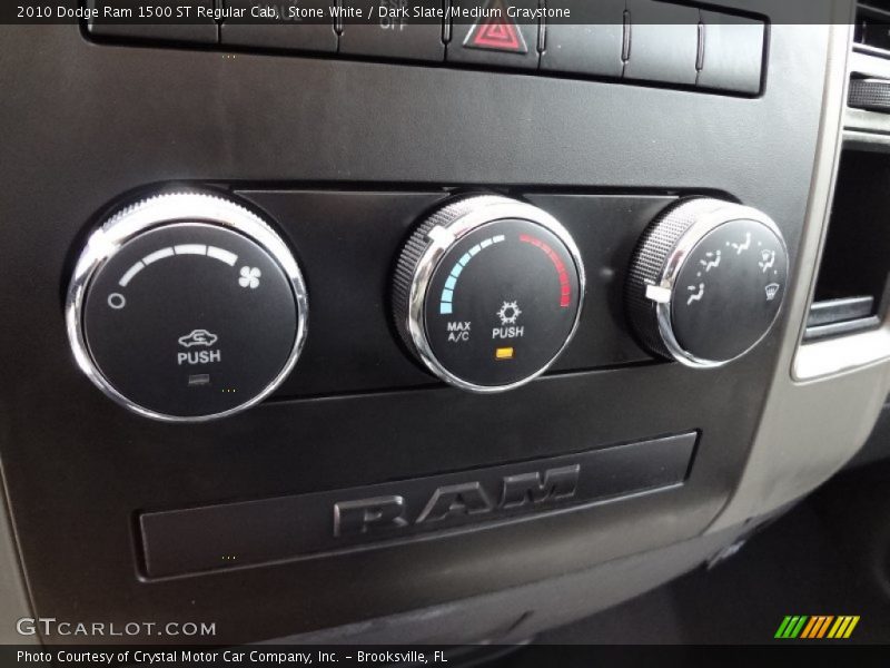 Controls of 2010 Ram 1500 ST Regular Cab
